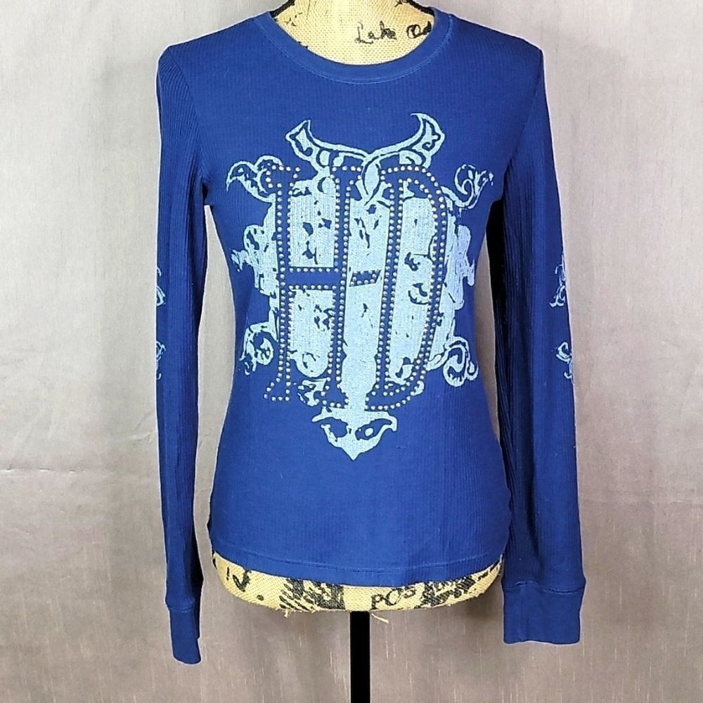 HARLEY DAVIDSON Beaded Shirt Small